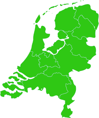 kaart nederland isolatie